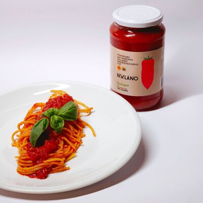 100% Italian Organic San Marzano PDO Tomato