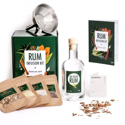 Set di infusi di rum fai da te di Craftly | Geschenkset | Tolles Geschenk für ihn