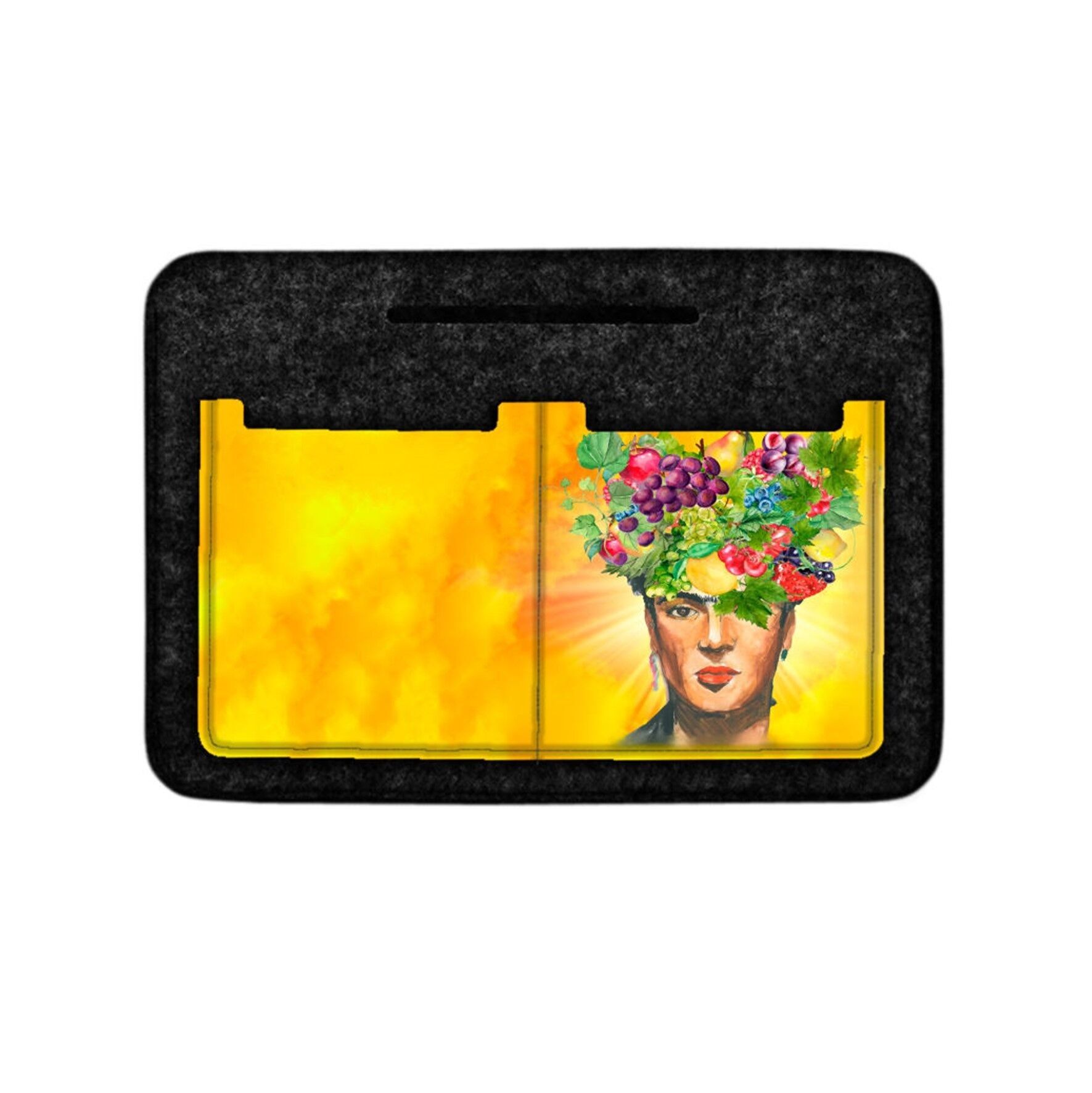 Frutta Organizer In Feltro Antracite Per Borsa Bertoni