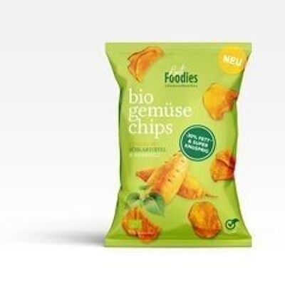 organic vegetable chips - local sweet potato & sea salt