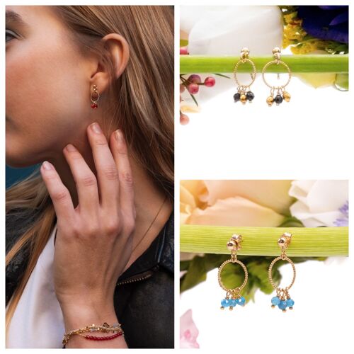 Lot de 3 boucles d'oreilles Stella -Discret - idées cadeaux - Meilleur vente