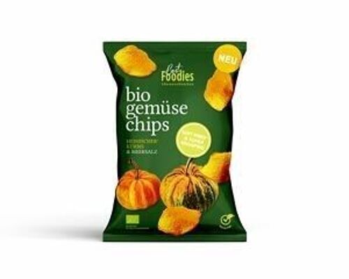 NEU & EXKLUSIV Bio Gemüse Chips - Heimischer Kürbis & Meersalz