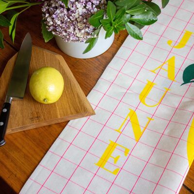 Lemon Tea Towel (made in France) Cotton