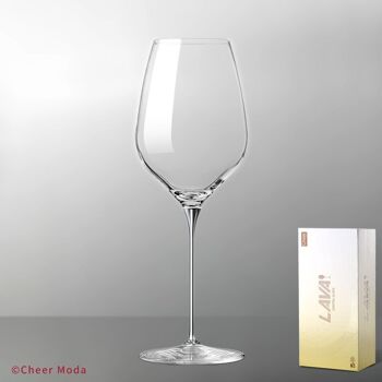 Verre à vin en cristal - LAVA PREMIUM 5