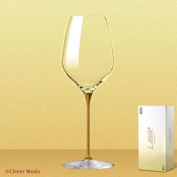 Verre à vin en cristal - LAVA PREMIUM 6