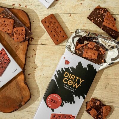 Barra de chocolate vegana a base de plantas Chunky Dunky