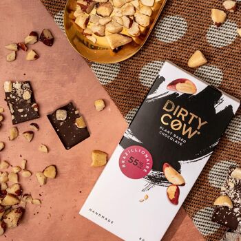 Barre de chocolat vegan à base de plantes Brazillionaire 1