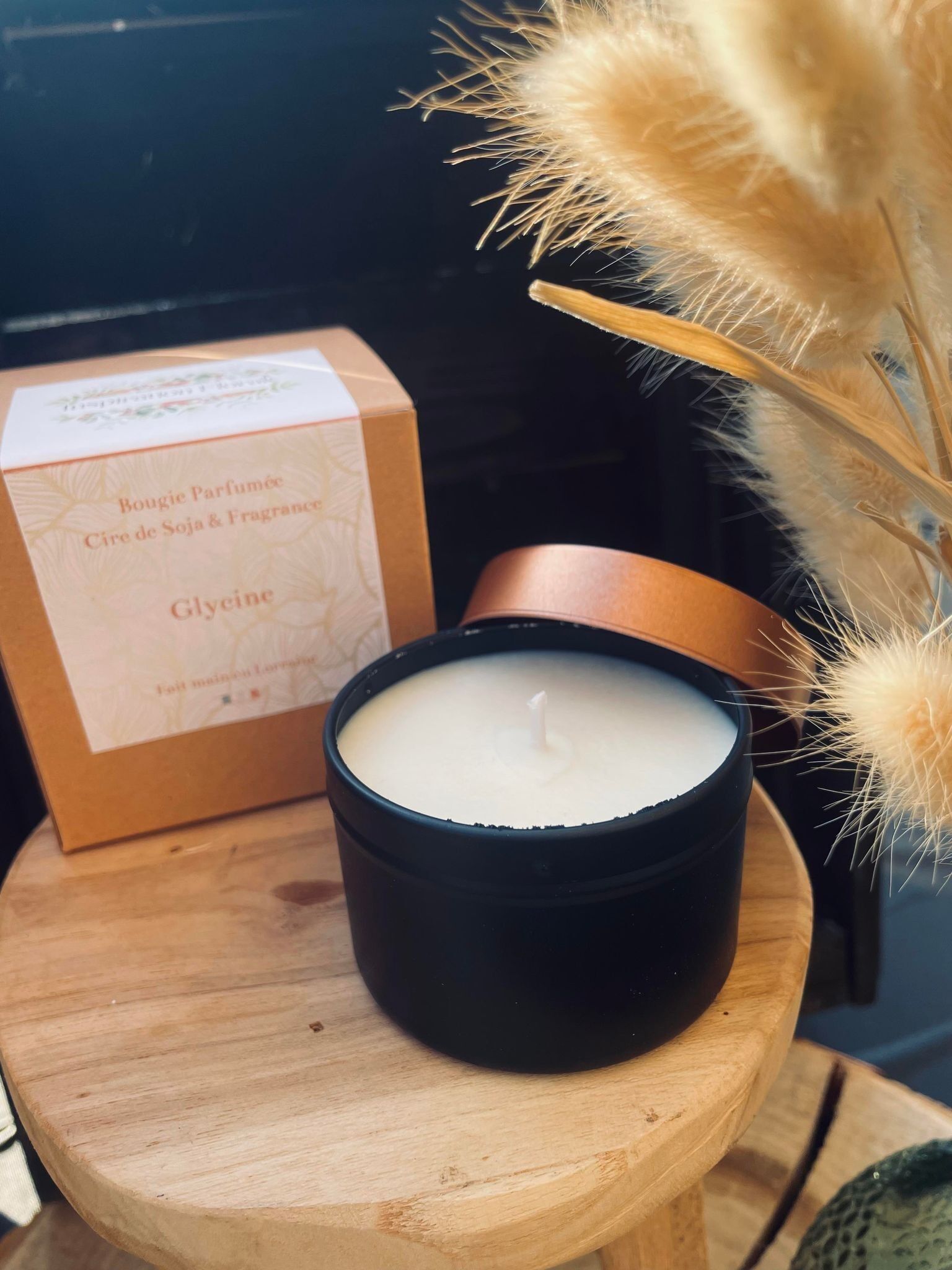 Candela profumata al glicine