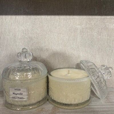 SCENTED CANDLES MAGNOLIA DÔME 180 G OF 100% VEGETABLE SOY WAX