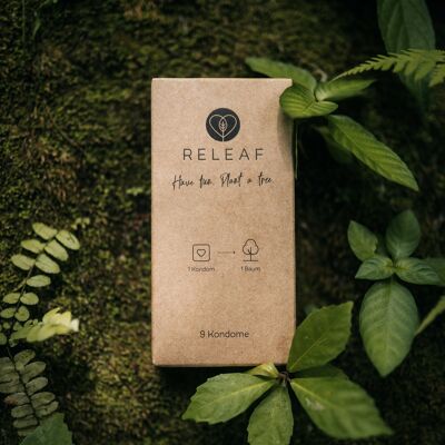 Releaf | condones para plantar árboles | Caja de 9