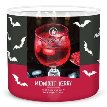 Grande bougie à 3 mèches Midnight Berry Goose Creek Candle® 1
