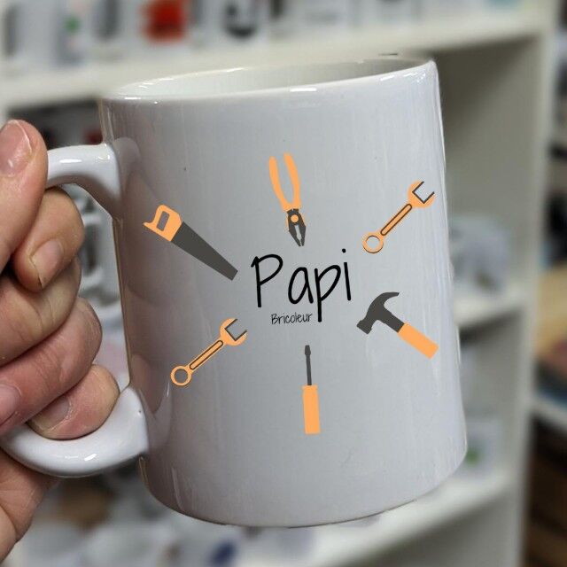 Mug "papi bricoleu"