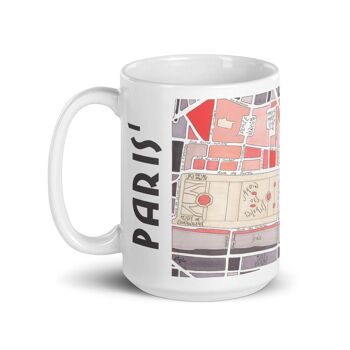 Mug Illustré Plan du 1er arrondissement de PARIS 8