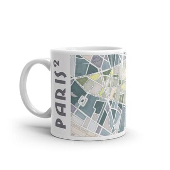 Mug Illustré Plan du 2ème arrondissement de PARIS 5