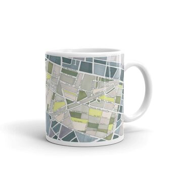 Mug Illustré Plan du 2ème arrondissement de PARIS 8