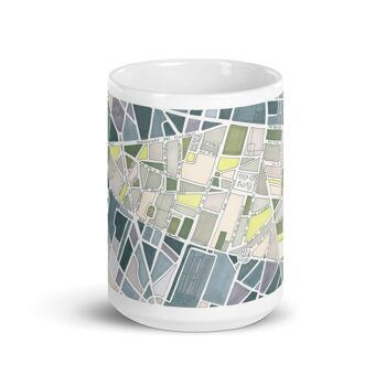 Mug Illustré Plan du 2ème arrondissement de PARIS 11