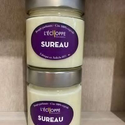 BOUGIE PARFUMEE SUREAU POT 180 G DE CIRE 100 % VEGETALE SOJA