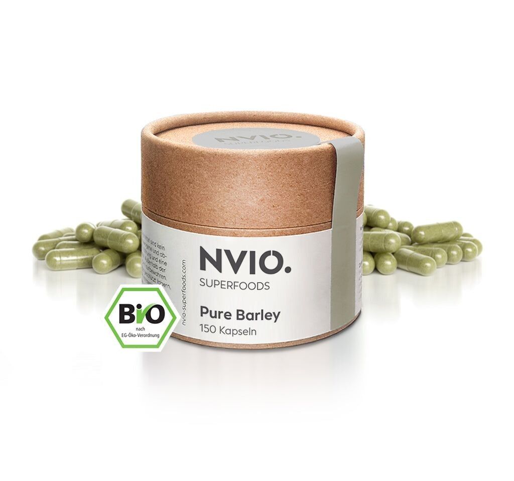 Pure Barley - capsule di erba d'orzo biologica