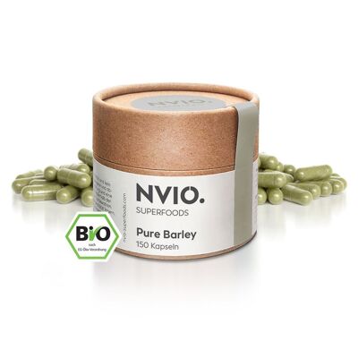 Pure Barley - capsule di erba d'orzo biologica