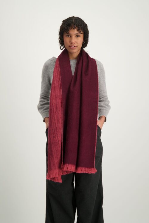 Double Scarf Wine Red / Grape