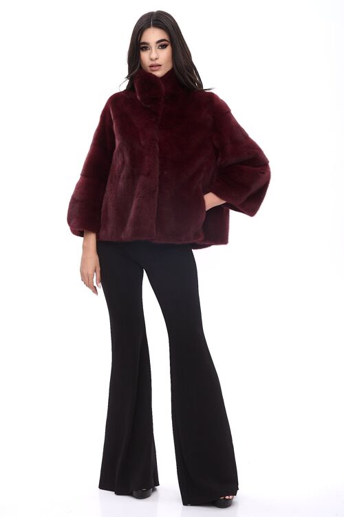 Roomy jacket with bell sleeves