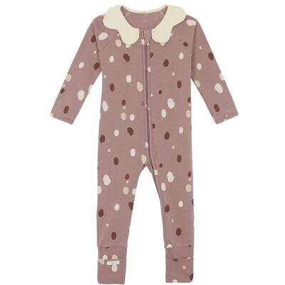 Zipped Baby Pajamas Bois de Rose