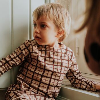 Pyjama Enfant Carreaux Patinés 1