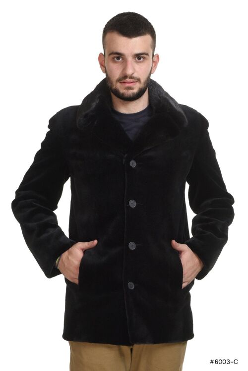 Men's sheared mink jacket