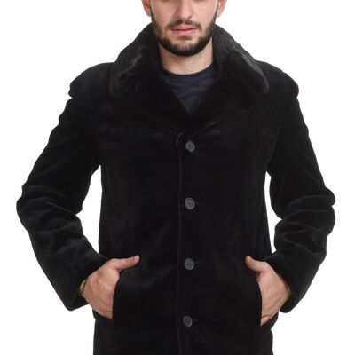 Men's sheared mink jacket