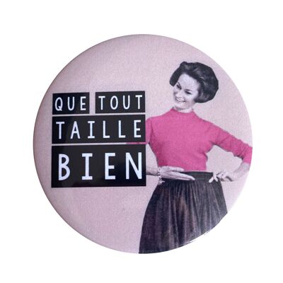 Badge - Taille
