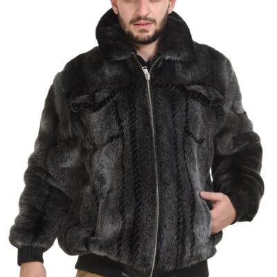 Exclusive men's mink jacket