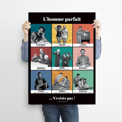 Affiche A3 - L'homme parfait n'existe pas