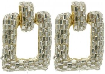 F-B22.1 E722-002 Boucles d'oreilles tendance 6,5x4,5 cm 1