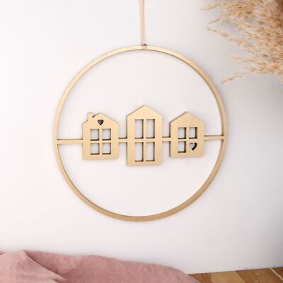 House in a wreath - size. L