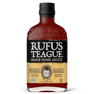 Rufus Teague Salsa BBQ Whisky Arce 16 oz.
