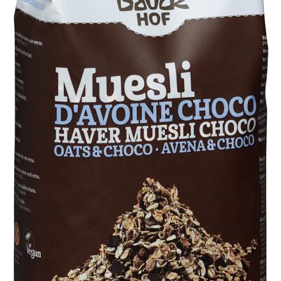 Muesli d'avoine au chocolat