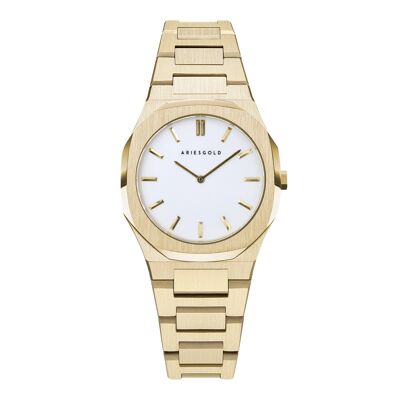L 1032 G-WG - Reloj de cuarzo para mujer Aries Gold - Correa de acero inoxidable - Cristal de zafiro