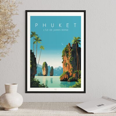 PHUKET Thailand poster I Travel poster