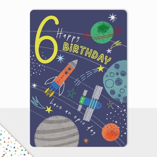 Happy Birthday Card - Goodies - Happy Birthday Epic Day - 6th Birthday