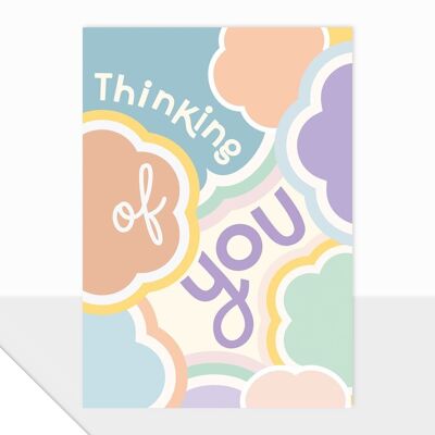 With sympathy Card - Noted Thinking of You - Better Days Ahead