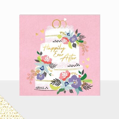 Colección Aurora - Tarjeta de felicitación de lujo - Tarjeta de boda - Pastel de boda