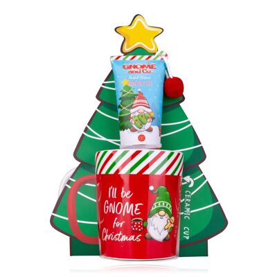 Set regalo GNOME & CO. in tazza di ceramica con gel doccia