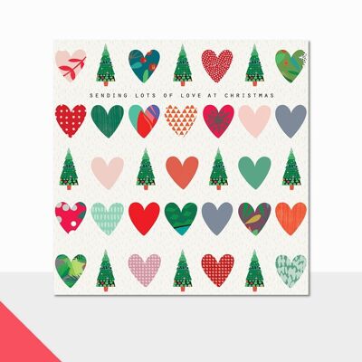Love At Christmas Card - Rio Brights Lots of love at Christmas