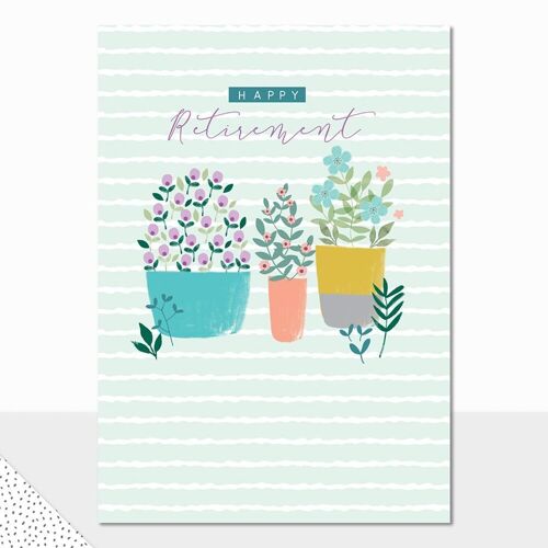 Plants Retirement Card - Halcyon Happy Retirement