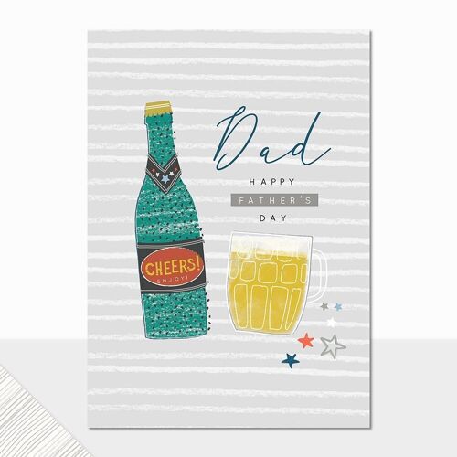 Cheers Father's Day Card - Halcyon Fathers Day Cheers