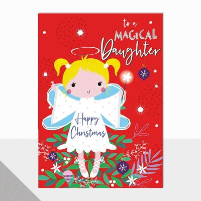 Tarjeta de Navidad de la Hija Mágica - Artbox Navidad de la Hija Mágica