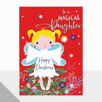 Carte de Noël Fille Magique - Artbox Noël Fille Magique