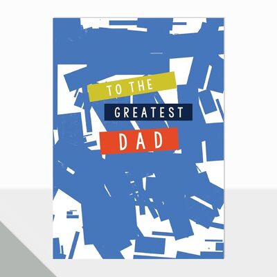 Tarjeta de cumpleaños del mejor papá - Campus Greatest Dad