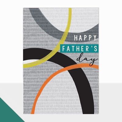 Gemusterte Vatertagskarte - Campus Fathers Day Hoop