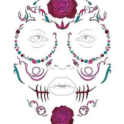 Set de tatuajes temporales "Los dioses de los muertos"